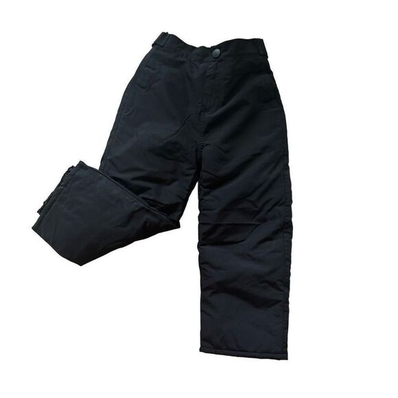 Unisex Children’s Place Pull On Ski Snow Pants Black Adjustable Size 4 - Picture 1 of 11